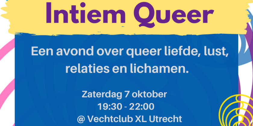 Intiem Queer – SKSPRAAT x Utrecht Queer Culture Festival